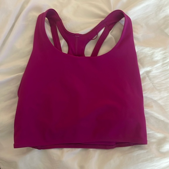 ripened raspberry lululemon sports bra/tank - Picture 1 of 3